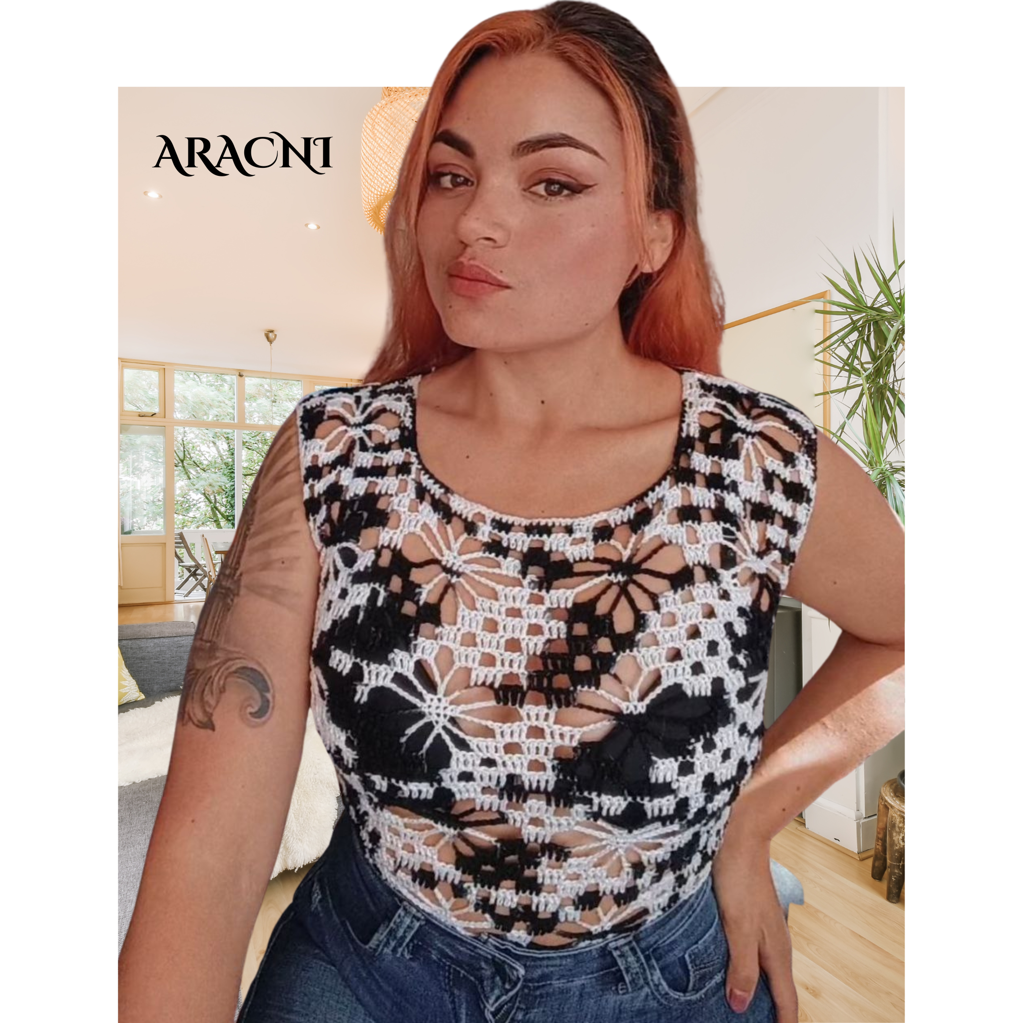 PATRON BLUSA ARACNI-ESPECTACULAR DISEÑO