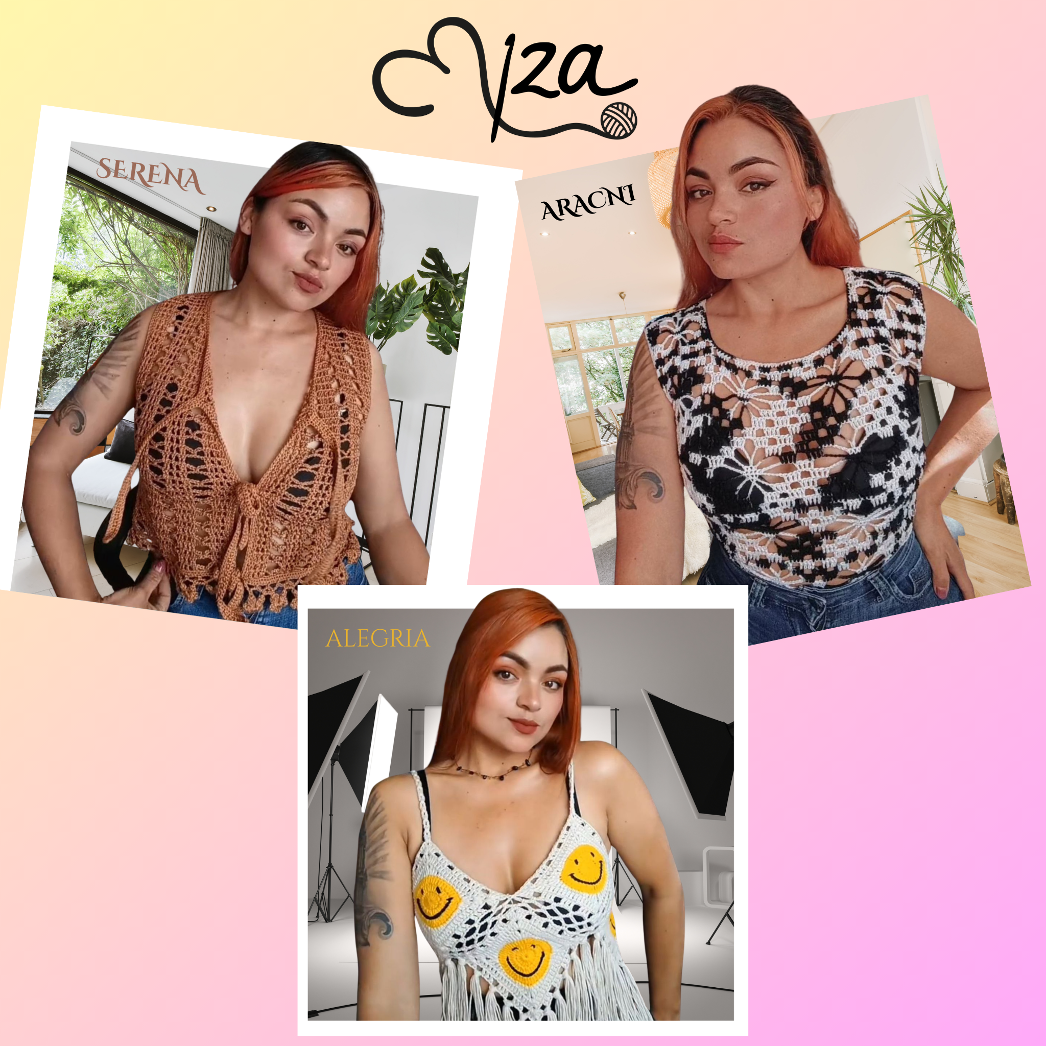 3 PATRONES CROCHET-EXCLUSIVOS
